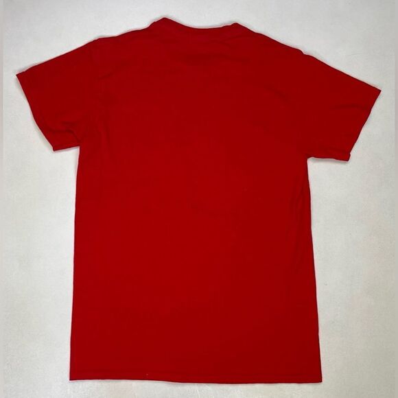 Spongebob Squarepants Christmas Holiday Graphic T-shirt Women Small Red - Picture 3 of 5